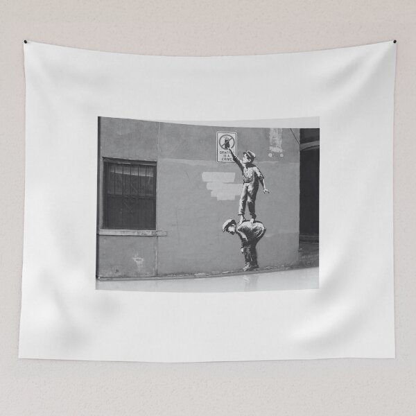 Item preview, Banksy Graffiti Wall Art designed and sold by Gianyyu.