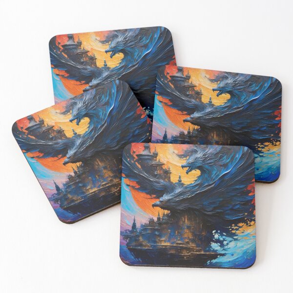 Item preview, Eidolons over the Castle - Surreal Fantasy Art designed and sold by Delerat7.