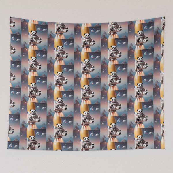 Item preview, Panda Astronaut on the space designed and sold by BotunPeony.
