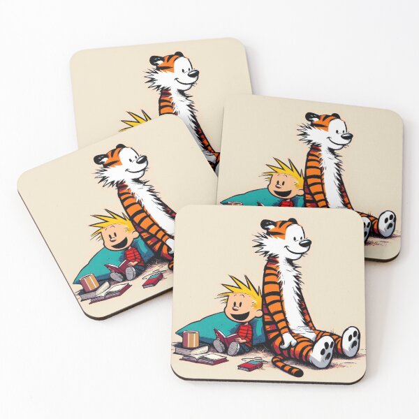 Item preview, Calvin and Hobbs chilling and reading designed and sold by Purvi17.