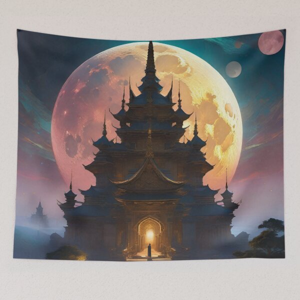 Artikelvorschau, Fantasy Epic Castle 3 – Surreale Fantasy-Kunst entworfen und verkauft von Delerat7.
