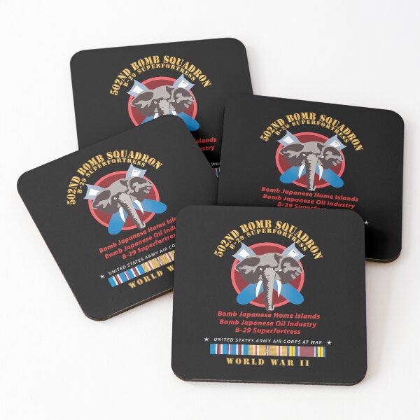 Item preview, 502nd Bomb Squadron - B-29 Superfortress - Campaigns - World War II w PAC SVC X 300 designed and sold by Military Insignia Products.