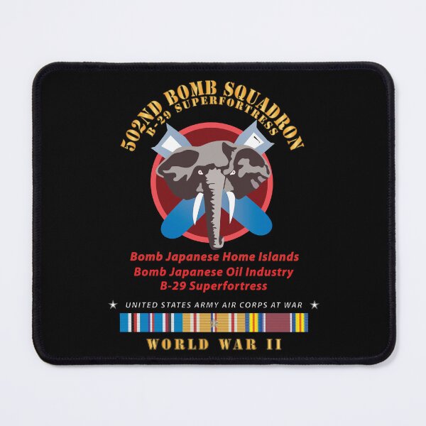 Item preview, 502nd Bomb Squadron - B-29 Superfortress - Campaigns - World War II w PAC SVC X 300 designed and sold by Military Insignia Products.