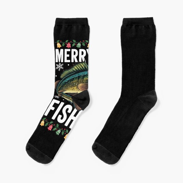 Christmas Fishing Socks for Sale