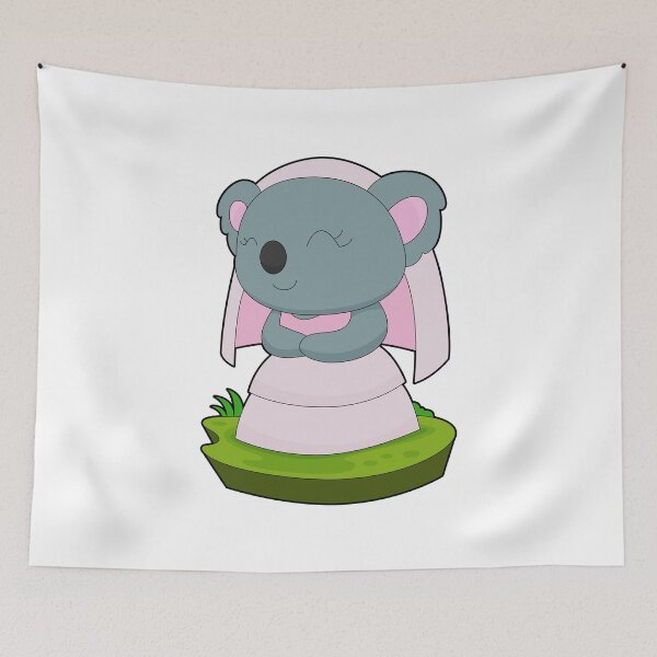 Aperçu de l'œuvre Koala Bride Veil Wedding créée et vendue par Snabdesign84.
