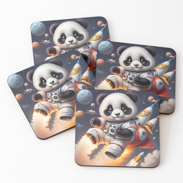 Item preview, Astronaut Panda on the space designed and sold by BotunPeony.