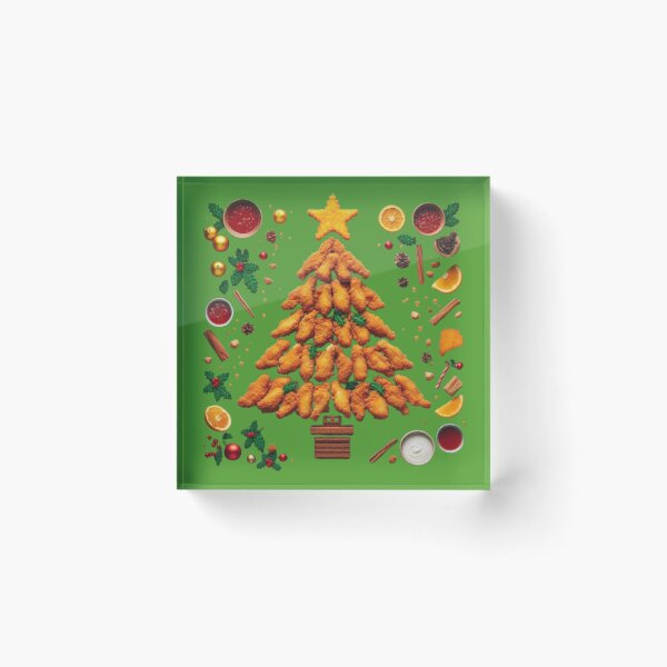 Item preview, Crispy Chicken Christmas Tree designed and sold by PaulBlueShop.