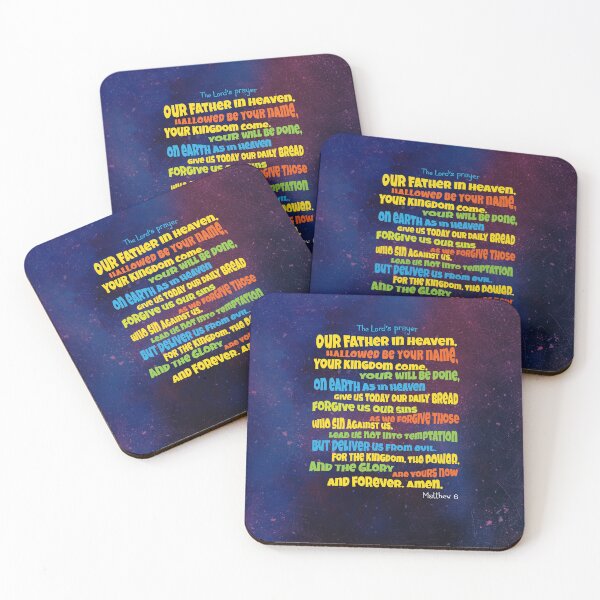 Item preview, The Lord’s prayer - God like a Father - Colorful prayer for your home designed and sold by MagaliC.
