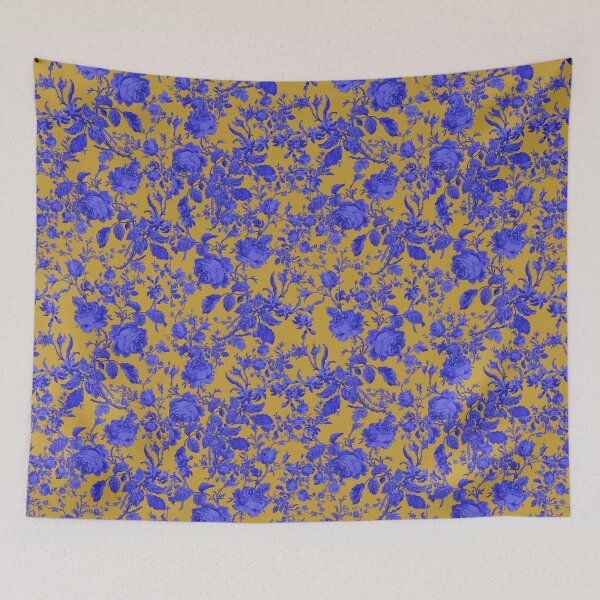 Item preview,  CORNFLOWER ROSES ON THE BACKGROUND OF A GOLDEN NIGHT designed and sold by BorczVisuals.