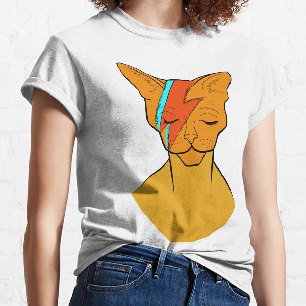 Bowie cat t sales shirt