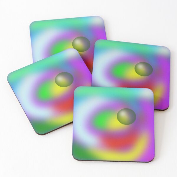Item preview, Abstract Color Spectrum Composition with Geometric Shapes designed and sold by masabo.