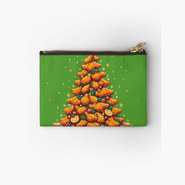 Item preview,  Crispy Chicken Christmas Tree Pixel Art designed and sold by PaulBlueShop.