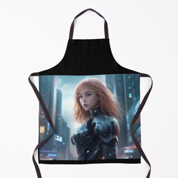 Item preview, lovely woman digital art dark armor cyborg beautiful designed and sold by UILOVE.