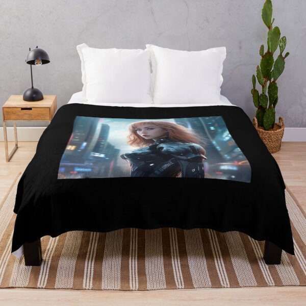 Item preview, lovely woman digital art dark armor cyborg beautiful designed and sold by UILOVE.
