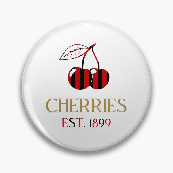 Item preview, Cherries Striped Gold B designed and sold by VRedBaller.