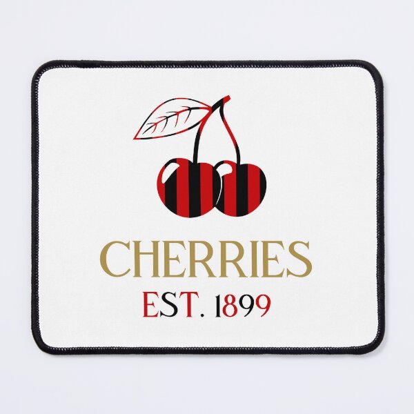 Item preview, Cherries Striped Gold B designed and sold by VRedBaller.