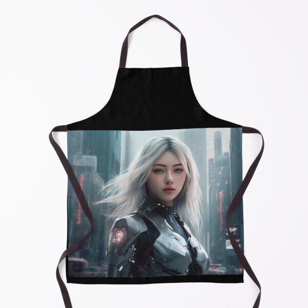 Item preview, girl knight digital art silver armor cyborg beautiful designed and sold by UILOVE.