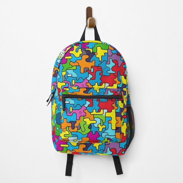 Item preview, Abstract Colorful Puzzle Pattern designed and sold by MadSwellDesigns.
