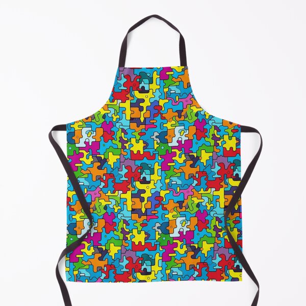 Item preview, Abstract Colorful Puzzle Pattern designed and sold by MadSwellDesigns.