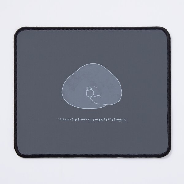 Item preview, It doesn't get easier, you just get stronger illustration designed and sold by lameowee.