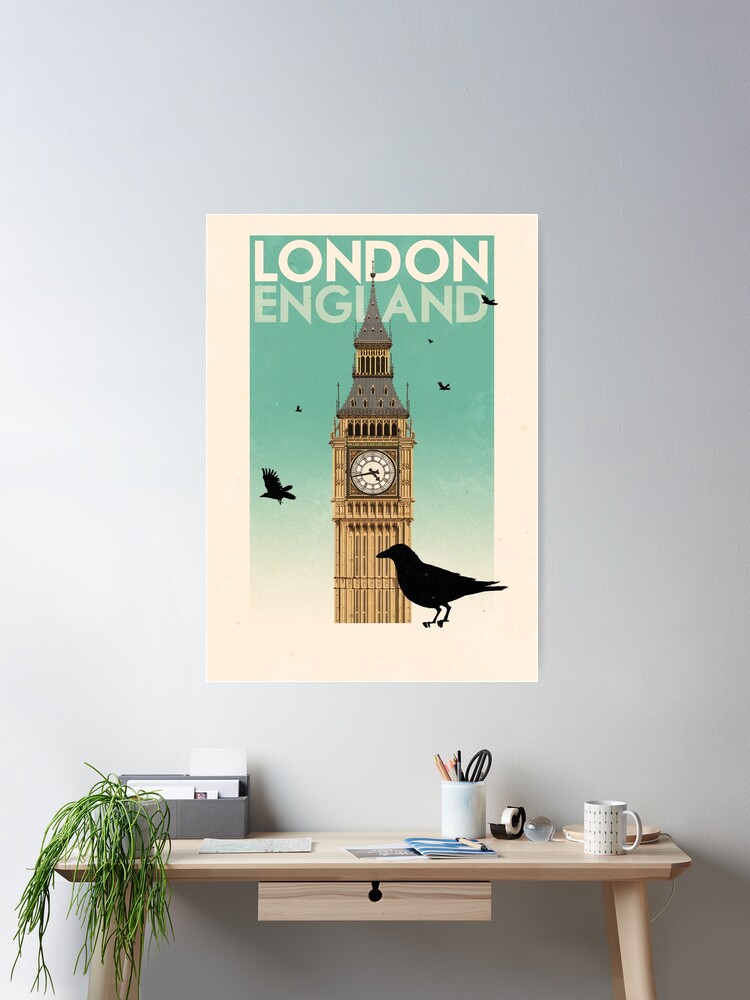 Thumbnail 1 of 3, Poster, Travel Poster - London England designed and sold by ruiricardo.