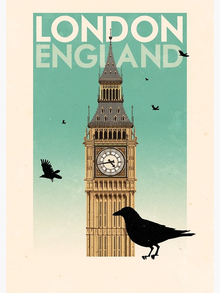 Thumbnail 3 of 3, Poster, Travel Poster - London England designed and sold by ruiricardo.