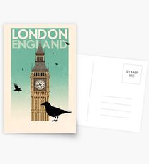 Travel Poster - London England Postcards