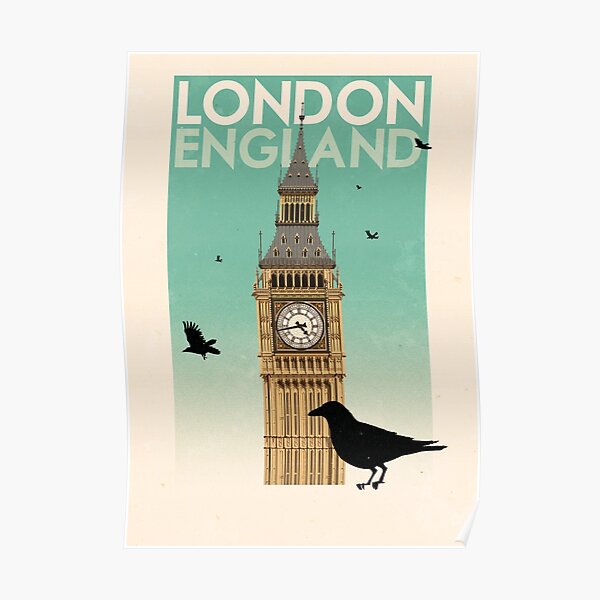 Travel Poster - London England Poster