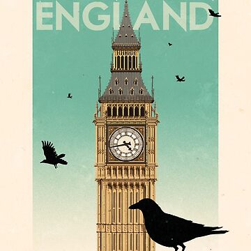 Artwork thumbnail, Travel Poster - London England by ruiricardo