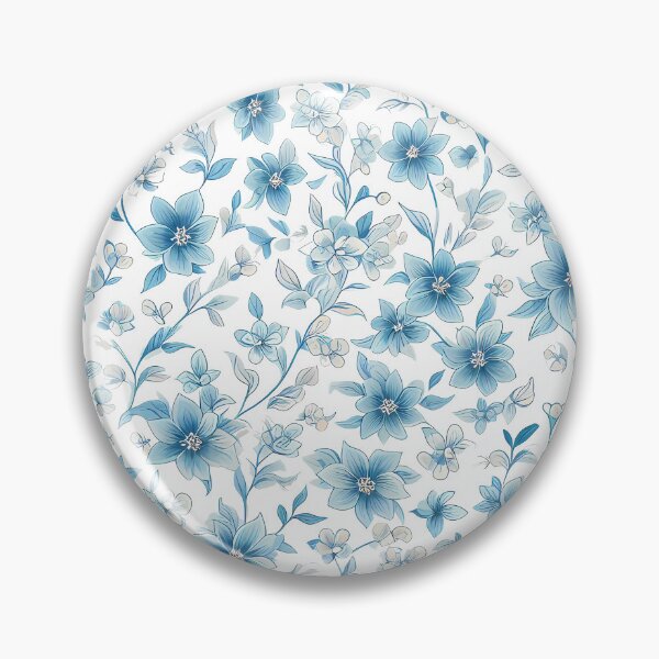 Item preview, Blue Mosaic Flowers  designed and sold by HeeShirt.
