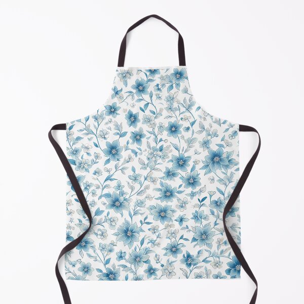 Artikelvorschau, Blaue Mosaikblumen entworfen und verkauft von HeeShirt.