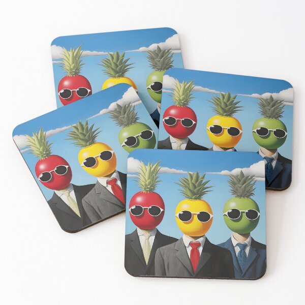 Item preview, Pineapple Suited Surrealists designed and sold by AI-Only Creations.