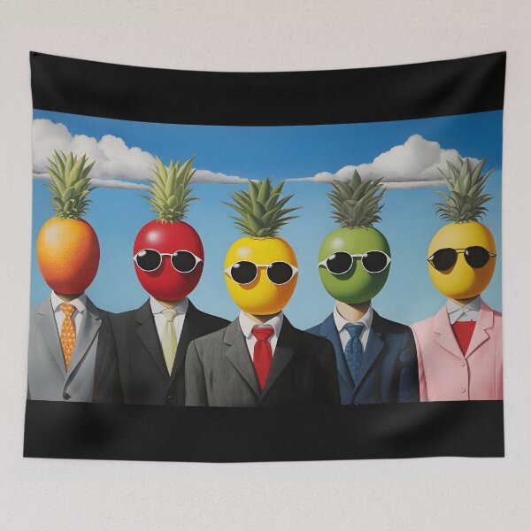 Item preview, Pineapple Suited Surrealists designed and sold by AI-Only Creations.