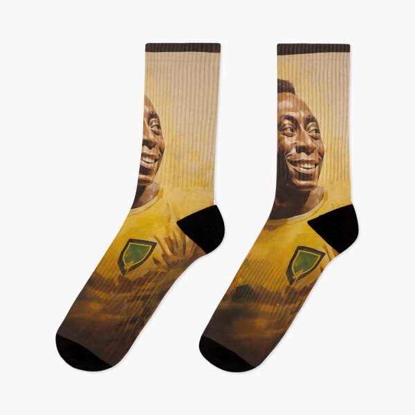 Aperçu de l'œuvre Pelé avec Jersey créée et vendue par ReverseWorld.