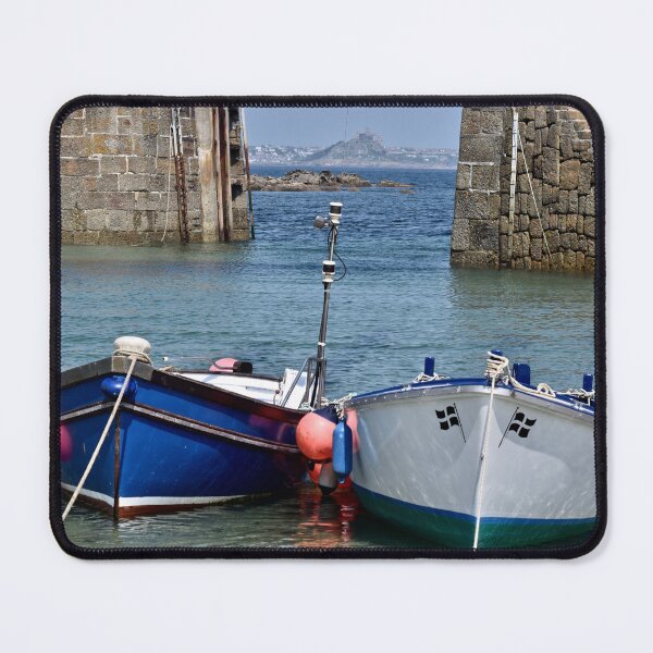 Item preview, Two boats in Mousehole harbour designed and sold by Anne Sanders.