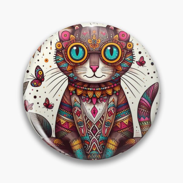 Item preview, hippi cat designed and sold by Greydate.