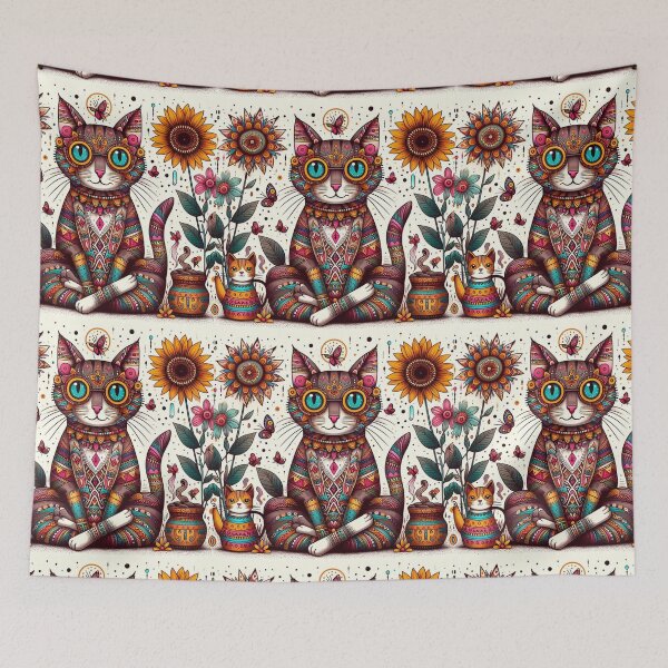 Item preview, hippi cat designed and sold by Greydate.