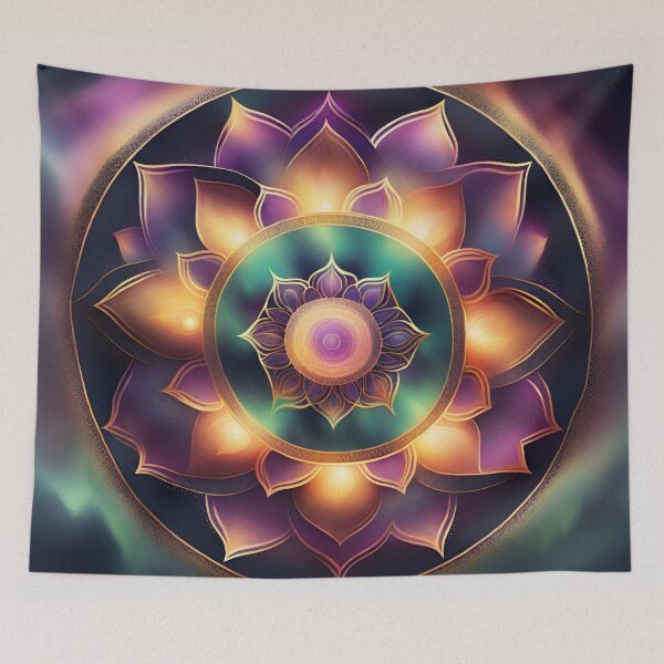 Aperçu de l'œuvre Mandala de danse céleste créée et vendue par SpiritualManda.
