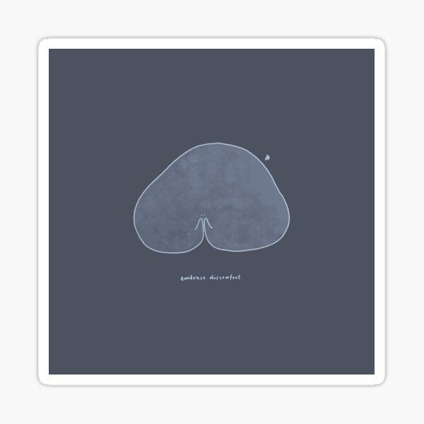 Item preview, Embrace discomfort illustration designed and sold by lameowee.