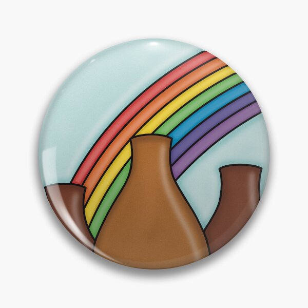 Item preview, Potteries Rainbow Behind Kilns Stained Glass designed and sold by MadeByGeeClowes.