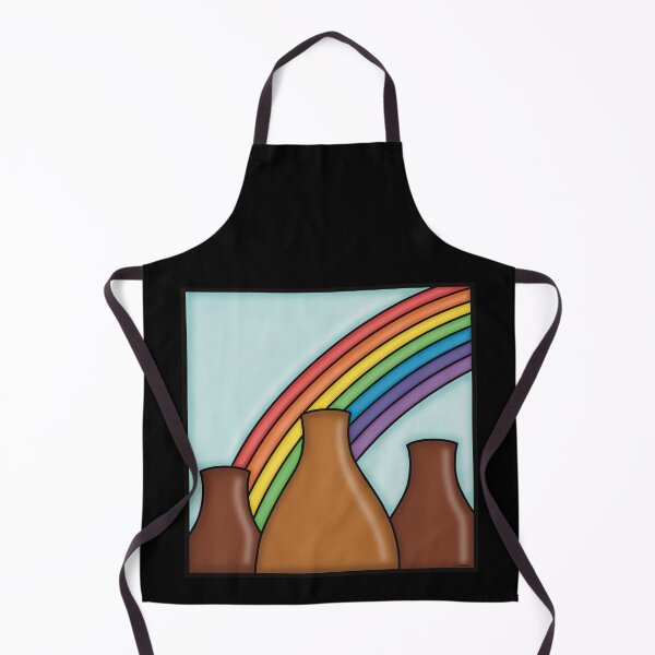 Item preview, Potteries Rainbow Behind Kilns Stained Glass designed and sold by MadeByGeeClowes.