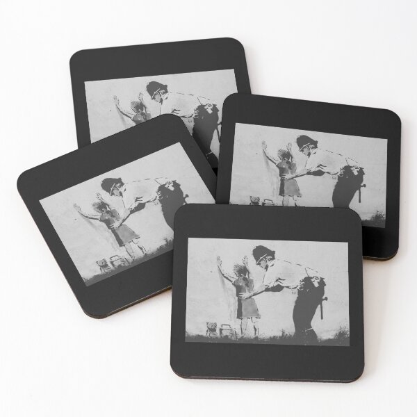 Item preview, Banksy Policemen Search designed and sold by Gianyyu.
