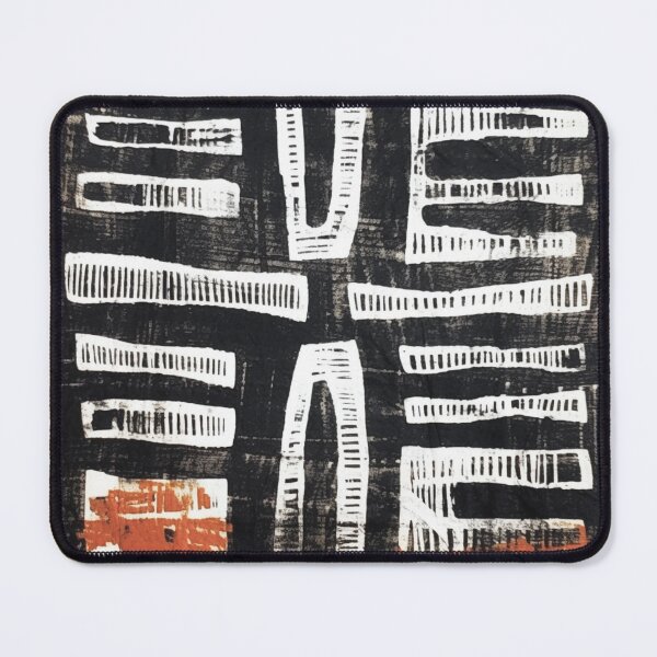 Item preview, Copper And Black, Traditional African Mud Cloth Pattern by Bossy Cat Home designed and sold by BossyCatHome.