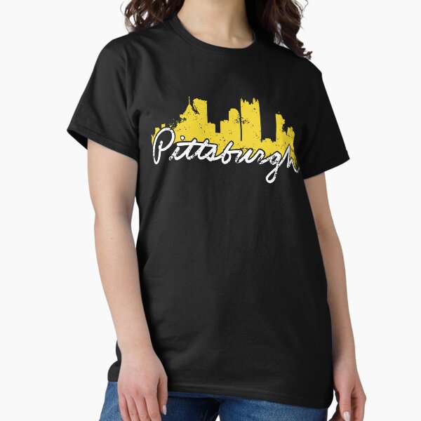 Item preview, Pittsburgh Skyline Cursive designed and sold by polliadesign.