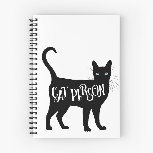 Item preview, Cat Person in Black Cat Silhouette Blue Eyes designed and sold by Carleah Unique.