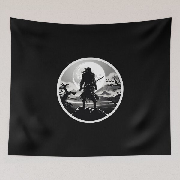 Item preview, Fantasy Fiction - Black and White Samurai designed and sold by Fantasy Masterpiece.