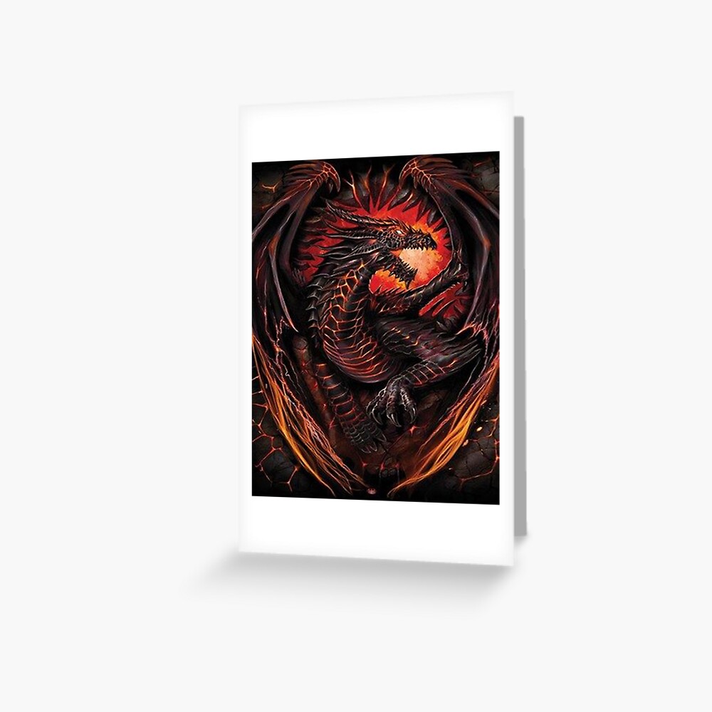 Dragon" Greeting Card for Sale leen12 Redbubble