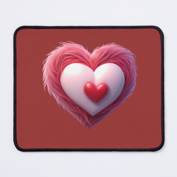 Item preview, Cute Fuzzy Pink Heart designed and sold by Digiheart.