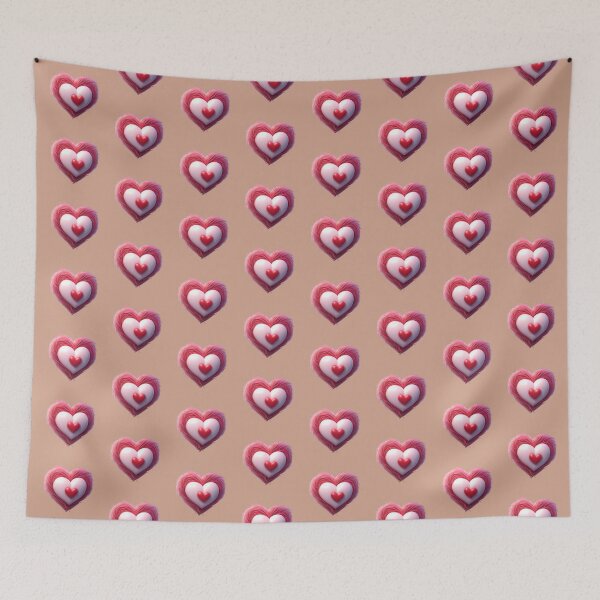 Item preview, Cute Fuzzy Pink Heart  designed and sold by Digiheart.