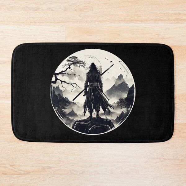Item preview, Fantasy Fiction - Samurai Facing the Moon designed and sold by Fantasy Masterpiece.